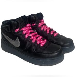 Nike Breast Cancer Awareness  Black Metallic Silver Men's Sz 7 Shoes DX3061-001